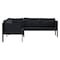 Flash Furniture Black Sectional with Storage & Charcoal Cushions GM-201108-SEC-CH-GG - alternate 6